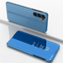 Flip telefontok átlátszó előlappal Samsung Galaxy S23 készülékhez - KÉK
