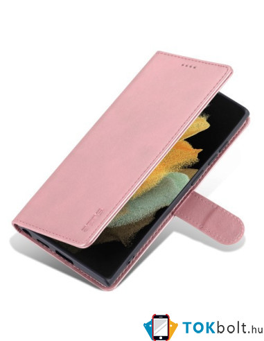 Oldalra nyíló tok Samsung Galaxy S23 Ultra telefonhoz - RÓZSAARANY