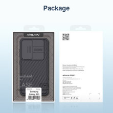NILLKIN masszív tok kameravédővel Samsung Galaxy S23 Plus telefonhoz - FEKETE