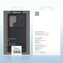 NILLKIN masszív tok kameravédővel Samsung Galaxy S23 Ultra telefonhoz - KÉK