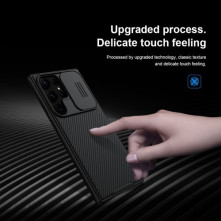 NILLKIN masszív tok kameravédővel Samsung Galaxy S23 Ultra telefonhoz - KÉK