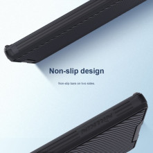 NILLKIN masszív tok kameravédővel Samsung Galaxy S23 Ultra telefonhoz - KÉK