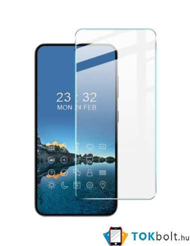 IMAK kijelzővédő karcálló edzett üveg Samsung Galaxy S23 típusú készülékhez - 1 db