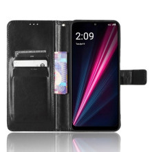 Oldalra nyíló tok T Phone Pro 5G / T-Mobile REVVL 6 Pro telefonhoz - FEKETE