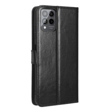 Oldalra nyíló tok T Phone Pro 5G / T-Mobile REVVL 6 Pro telefonhoz - FEKETE