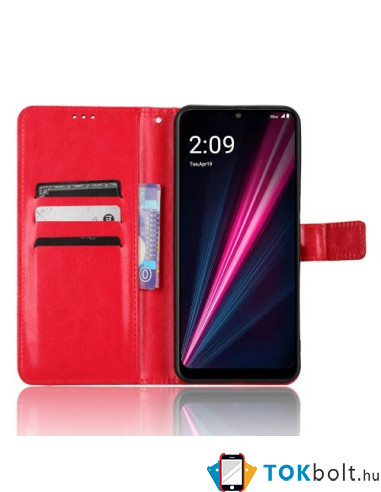 Oldalra nyíló tok T Phone Pro 5G / T-Mobile REVVL 6 Pro telefonhoz - PIROS