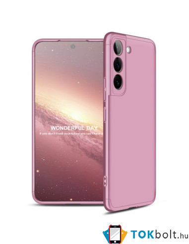 GKK kemény telefontok Samsung Galaxy S22 5G készülékhez - RÓZSAARANY