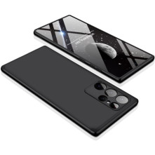 GKK kemény telefontok Samsung Galaxy S22 Ultra 5G készülékhez - FEKETE