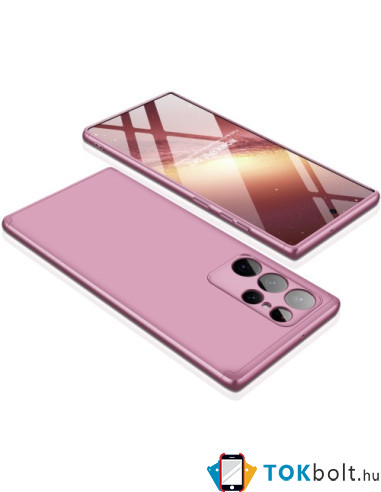 GKK kemény telefontok Samsung Galaxy S22 Ultra 5G készülékhez - FEKETE