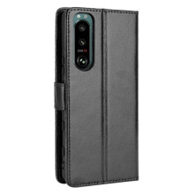 Oldalra nyíló tok Sony Xperia 5 III telefonhoz - FEKETE