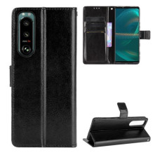 Oldalra nyíló tok Sony Xperia 5 III telefonhoz - FEKETE