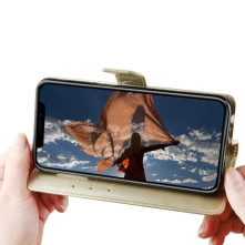Oldalra nyíló tok Sony Xperia 5 III telefonhoz - ARANY