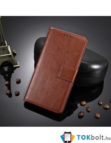 Oldalra nyíló tok Xiaomi 13 Pro telefonhoz - BARNA