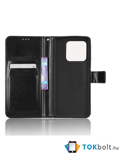 Oldalra nyíló tok Xiaomi 13 telefonhoz - FEKETE