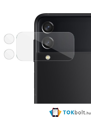 IMAK kijelzővédő karcálló edzett üveg Samsung Galaxy Z Flip3 5G típusú készülékhez - 1 db
