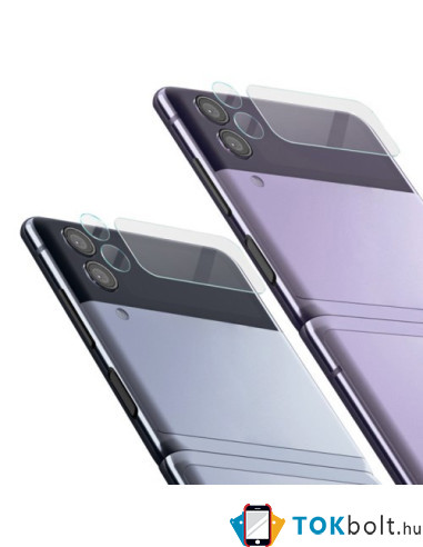 IMAK kijelzővédő karcálló edzett üveg Samsung Galaxy Z Flip3 5G típusú készülékhez - 1 db