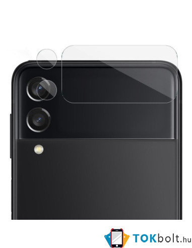 IMAK kijelzővédő karcálló edzett üveg Samsung Galaxy Z Flip3 5G típusú készülékhez - 1 db