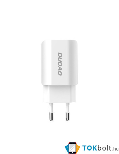 DUDAO töltő EU USB 2x USB 5V / 2.4A white (A2EU) - FEHÉR