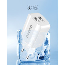 DUDAO töltő EU USB 2x USB 5V / 2.4A white (A2EU) - FEHÉR