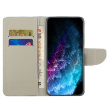 Oldalra nyíló mintás telefontok Samsung Galaxy A54 5G telefonhoz - TEREPMINTÁS