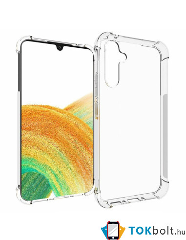 Rugalmas TPU tok Samsung Galaxy A34 5G készülékhez - ÁTTETSZŐ