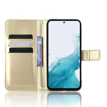 Oldalra nyíló tok Samsung Galaxy A54 5G telefonhoz - ARANY