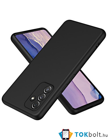 Rugalmas TPU tok Samsung Galaxy A34 5G készülékhez - FEKETE