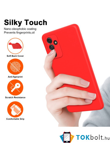 Rugalmas TPU tok Samsung Galaxy A54 5G készülékhez - PIROS