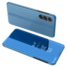 Flip telefontok átlátszó előlappal Samsung Galaxy A34 5G készülékhez - KÉK
