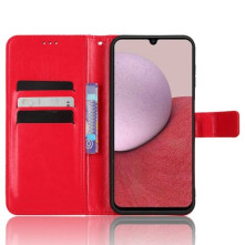 Oldalra nyíló tok Samsung Galaxy A14 4G / A14 5G telefonhoz - PIROS
