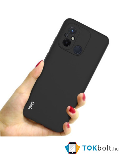 Rugalmas TPU tok Xiaomi Redmi 12C készülékhez - FEKETE