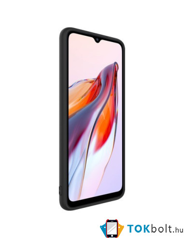 Rugalmas TPU tok Xiaomi Redmi 12C készülékhez - FEKETE