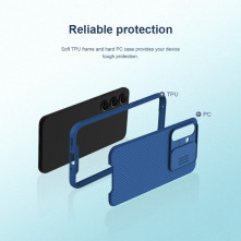 NILLKIN masszív tok kameravédővel Samsung Galaxy A54 5G telefonhoz - KÉK