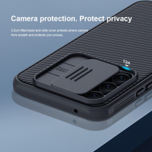 NILLKIN masszív tok kameravédővel Samsung Galaxy A54 5G telefonhoz - KÉK