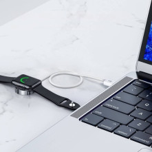 Joyroom 2,5 W-os QI vezeték nélküli töltő Apple Watch órákhoz 0,3 m (S-IW003S) - FEHÉR