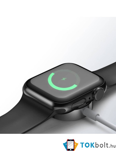 Joyroom 2,5 W-os QI vezeték nélküli töltő Apple Watch órákhoz 0,3 m (S-IW003S) - FEHÉR