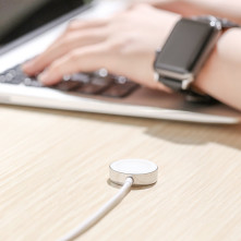 Joyroom 2,5 W-os QI vezeték nélküli töltő Apple Watch órákhoz 1,2 m (S-IW001S) - FEHÉR