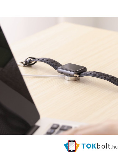 Joyroom 2,5 W-os QI vezeték nélküli töltő Apple Watch órákhoz 1,2 m (S-IW001S) - FEHÉR