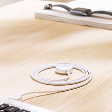 Joyroom 2,5 W-os QI vezeték nélküli töltő Apple Watch órákhoz 1,2 m (S-IW001S) - FEHÉR