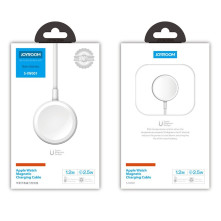 Joyroom 2,5 W-os QI vezeték nélküli töltő Apple Watch órákhoz 1,2 m (S-IW001S) - FEHÉR