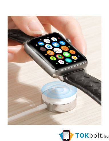 Joyroom 2,5 W-os QI vezeték nélküli töltő Apple Watch órákhoz 1,2 m (S-IW001S) - FEHÉR