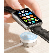 Joyroom 2,5 W-os QI vezeték nélküli töltő Apple Watch órákhoz 1,2 m (S-IW001S) - FEHÉR
