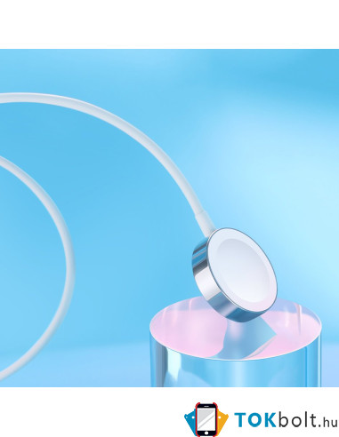 Joyroom 2,5 W-os QI vezeték nélküli töltő Apple Watch órákhoz 1,2 m (S-IW001S) - FEHÉR