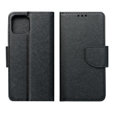 FANCY BOOK oldalra nyíló tok Xiaomi Redmi A1 telefonhoz - FEKETE