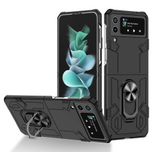 FORCELL MECHA tok Samsung Galaxy Z Flip4 készülékhez - FEKETE