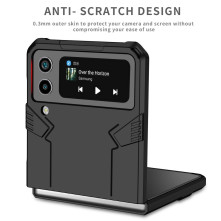 FORCELL MECHA tok Samsung Galaxy Z Flip4 készülékhez - FEKETE