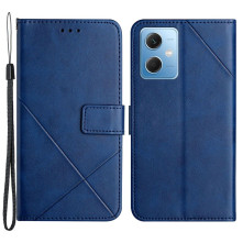 Oldalra nyíló tok Xiaomi Redmi Note 12 / Poco X5 telefonhoz - KÉK