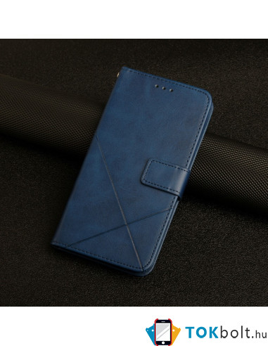 Oldalra nyíló tok Xiaomi Redmi Note 12 / Poco X5 telefonhoz - KÉK