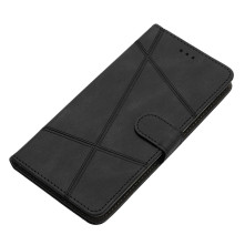 Oldalra nyíló tok Motorola Moto G13 telefonhoz - FEKETE