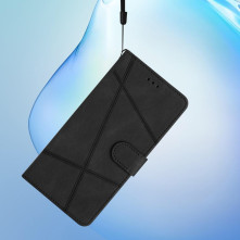 Oldalra nyíló tok Motorola Moto G13 telefonhoz - FEKETE